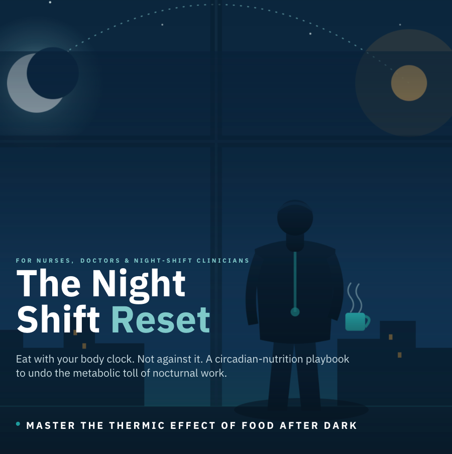 The Night Shift Reset: A Circadian-Nutrition Playbook for Healthcare Night-Shift Workers